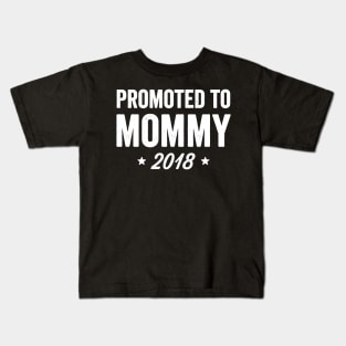 Promoted to mommy 2018 Kids T-Shirt